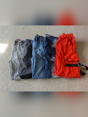 Lot Of 5 Pairs Of Boys Pants Nwt And Like New
